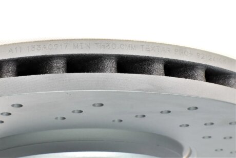 Вентильований гальмівний диск textar 92124105