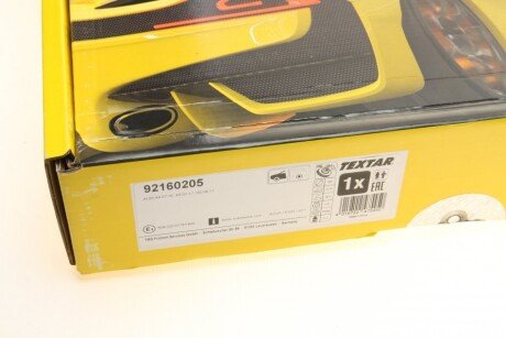 Вентильований гальмівний диск textar 92160205
