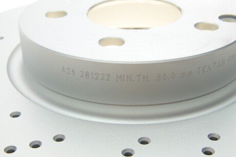 Вентильований гальмівний диск textar 92163405