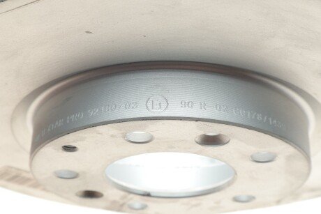 Вентилируемый тормозной диск textar 92180703