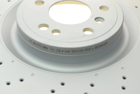 Вентилируемый тормозной диск textar 92254405