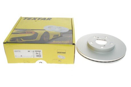 Вентилируемый тормозной диск textar 92257703