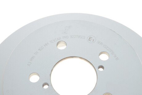 Вентильований гальмівний диск textar 92278503