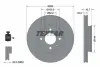 Вентилируемый тормозной диск textar 92304603