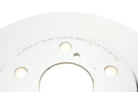 Вентилируемый тормозной диск textar 92315703