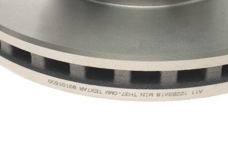 Вентильований гальмівний диск textar 93101500