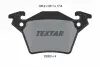 Задние тормозные колодки textar 2302001
