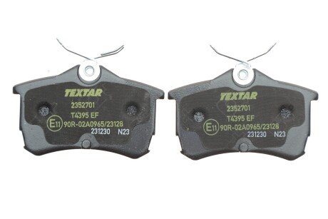 Задние тормозные колодки textar 2352701