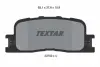 Задние тормозные колодки textar 2370201