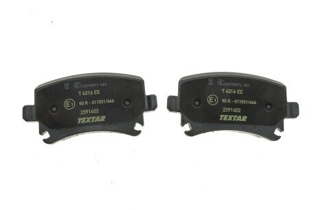 Задние тормозные колодки textar 2391402