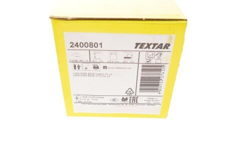 Задні тормозні (гальмівні) колодки textar 2400801