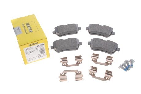 Задні тормозні (гальмівні) колодки textar 2507101