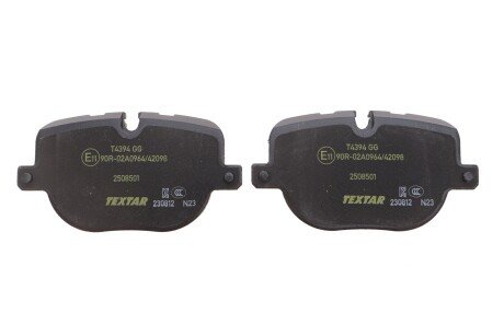 Задние тормозные колодки textar 2508501
