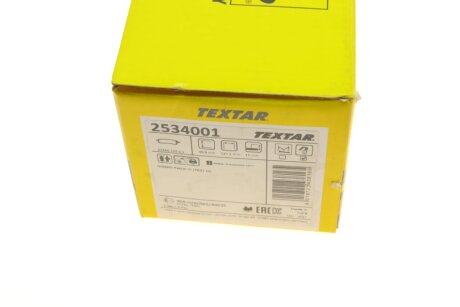 Задні тормозні (гальмівні) колодки textar 2534001