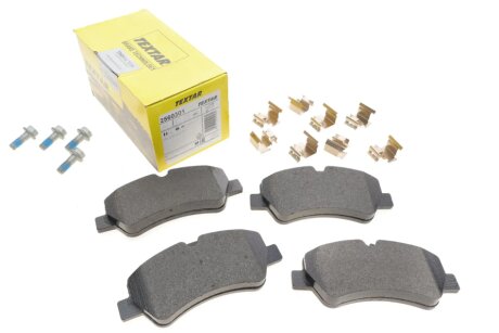 Задние тормозные колодки textar 2560301 на Форд Кастом