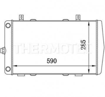 Радіатор thermotec D7S004TT