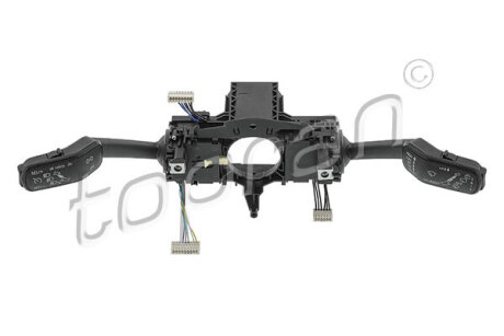 Перемикач комбінов. під кермом (круїз-контроль склоочисники фари індикатори) SEAT ATECA, LEON, LEON ST, LEON/HATCHBACK SKODA OCTAVIA III VW GOLF ALLTRACK VII, GOLF VII 08.12- topran (Hans Pries) 638160 на Шкода Октавия а7