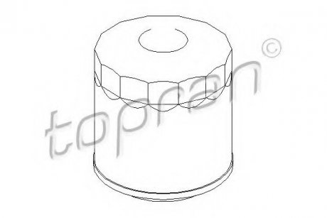 Повітряний фільтр topran (Hans Pries) 101519
