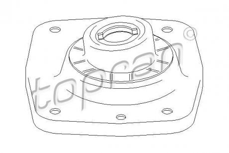 Опорна подушка topran (Hans Pries) 722360