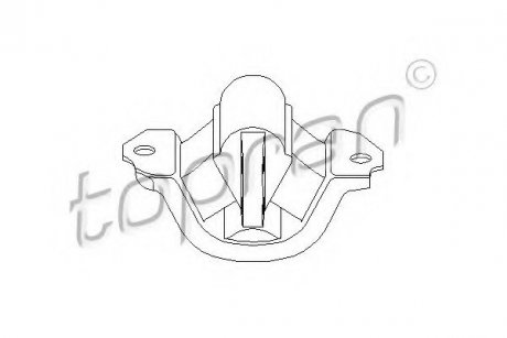 Подушка (опора) двигателя topran (Hans Pries) 201 369