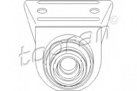 Подвеска, карданный вал topran (Hans Pries) 401839