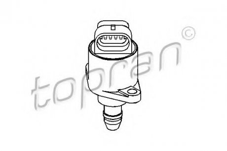 Регулятор холостого ходу topran (Hans Pries) 721 455