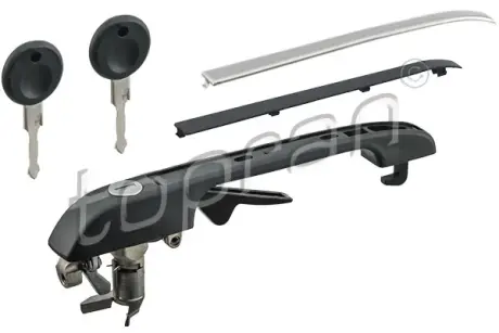 Ручка дверна зовнішня передня права, VW Golf II, Jetta, Passat, Polo 73-92 topran (Hans pries) 102879