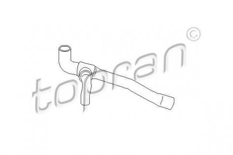 Шланг радіатора (система охолодження) topran (Hans Pries) 109009