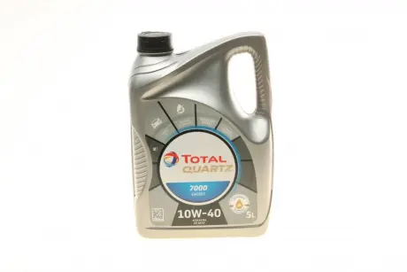 Олива моторна QUARTZ 7000 ENERGY 10W-40 5л TOTAL 216678