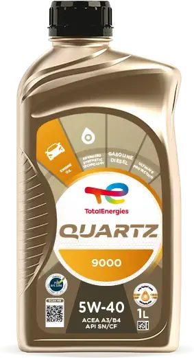 Олива моторна QUARTZ 9000 5W-40 1л TOTAL 213764