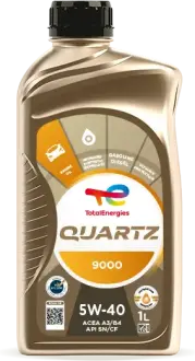 Олива моторна QUARTZ 9000 5W-40 1л TOTAL 213764