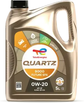 Олива моторна QUARTZ 9000 FUTURE GF6 0W-20 5л TOTAL 223757
