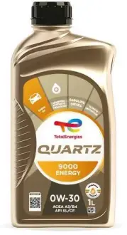 Олива моторна QUARTZ ENERGY 9000 0W-30 1л TOTAL 213767