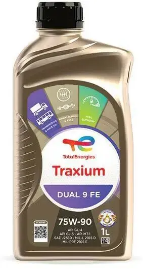 Олива трансмісійна TRANSM. DUAL 9 FE 75W-90 1л TOTAL 214145
