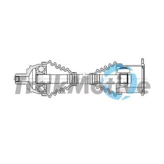 AUDI Напіввісь передня права A6 C6 (4F2) 2.0 TDI 04-11 TRAKMOTIVE 301868