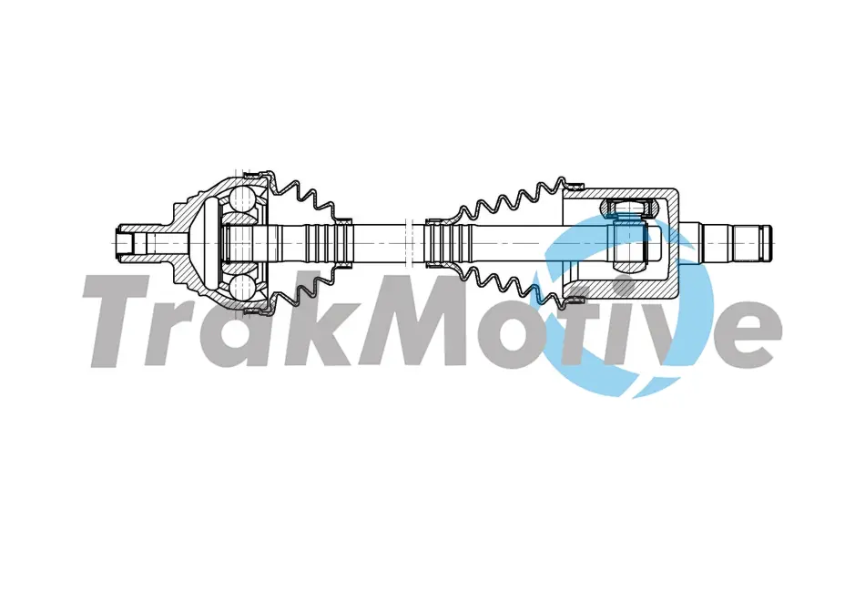 VW Напіввісь передн. ліва TIGUAN 2.0 TDI 07- TRAKMOTIVE 301906 (фото 1)