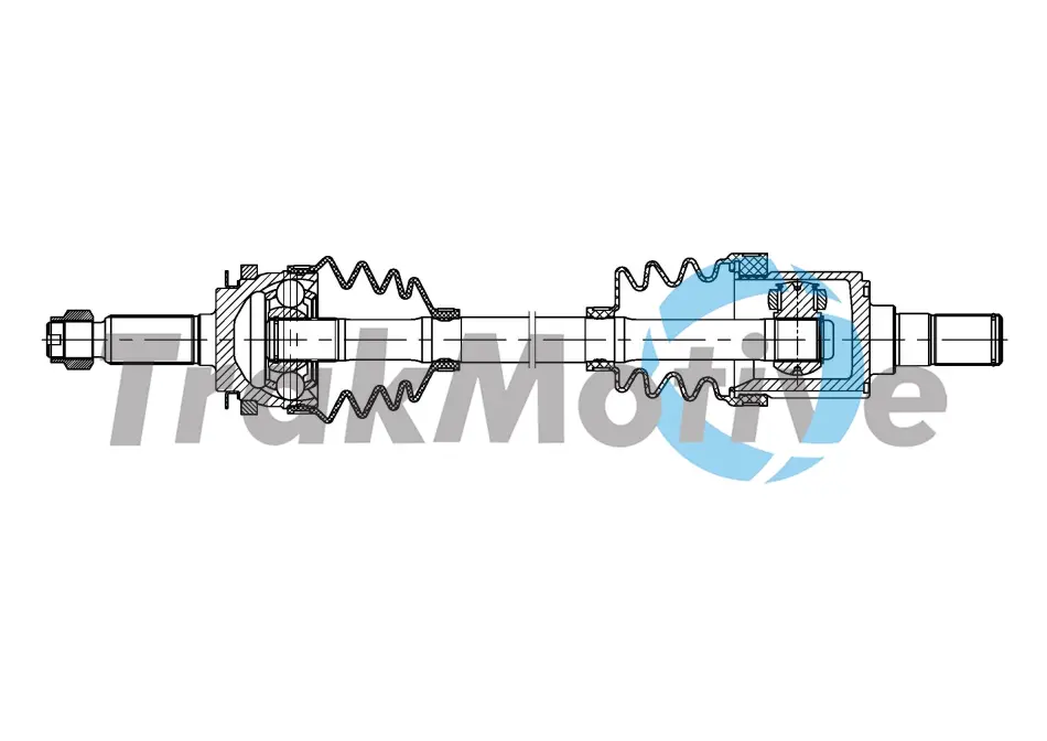 KIA Напіввісь передн. лів PICANTO I (SA) 1.1 04-11 TRAKMOTIVE 301914