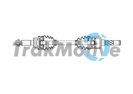 FORD Напіввісь передн. лів. / прав. KUGA II (DM2) 1.6 EcoBoost 4x4 13-14 TRAKMOTIVE 301998