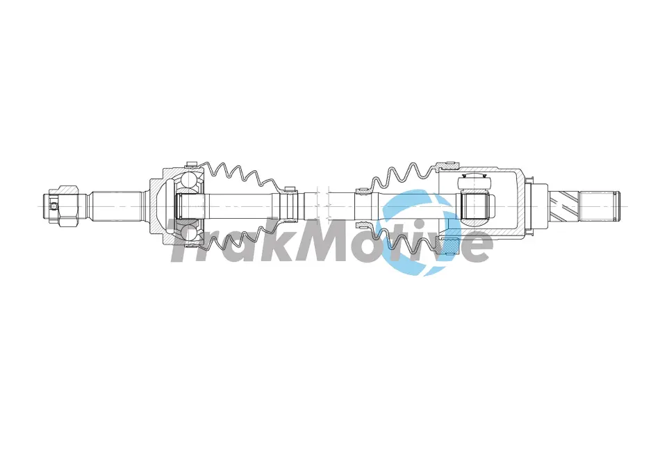 NISSAN Напіввісь передн. лів. MICRA IV (K13K, K13KK) 1.2 10-15 TRAKMOTIVE 302019