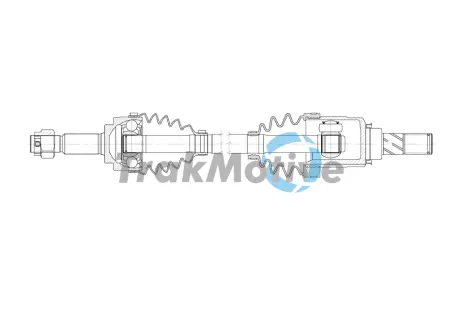 NISSAN Напіввісь передн. лів. MICRA IV (K13K, K13KK) 1.2 10-15 TRAKMOTIVE 302019 Ниссан Ноут е12