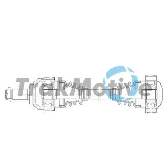 BMW Напіввісь задня лів. / прав. E53 X5 03-06 TRAKMOTIVE 30-2113