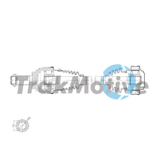 BMW Напіввісь задня лів. / прав. E53 X5 TRAKMOTIVE 302120 Бмв Х5 е53