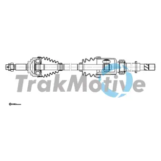 NISSAN Напіввісь передн. прав. NOTE (E12) 1.5 dCi 13-16 TRAKMOTIVE 302137 Ниссан Ноут е12
