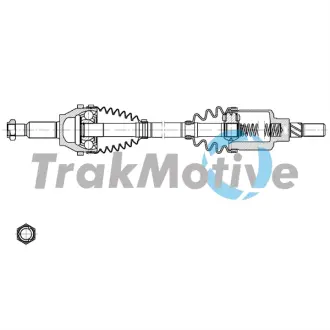 RENAULT піввісь задн.Duster 4X4 TRAKMOTIVE 30-2140