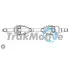 CHEVROLET Напіввісь передн. прав. AVEO / KALOS (T250, T255) 1.2 05-07 TRAKMOTIVE 302144