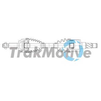 FORD Напіввісь передн. прав. FIESTA VII (HJ, HF) 1.0 EcoBoost 17- trakmotive 302152