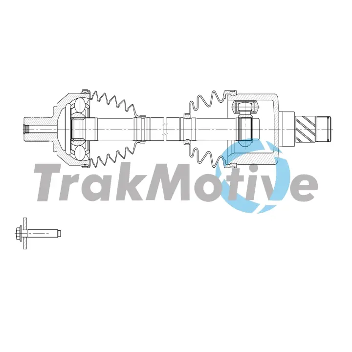 FORD Напіввісь передн. лів. MONDEO IV (BA7) 2.2 TDCi 08-10 TRAKMOTIVE 302155 (фото 1)