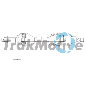 NISSAN Напіввісь передн. лів. QASHQAI / QASHQAI +2 I 1.6 07-13 TRAKMOTIVE 302186 Ниссан Qashqai j10