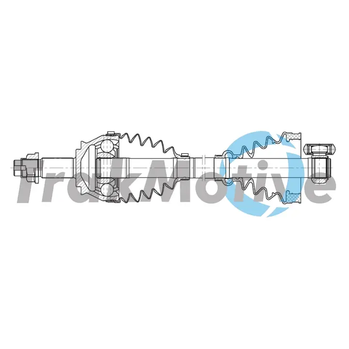 FIAT Напіввісь передня ліва Stilo -08 TRAKMOTIVE 302337