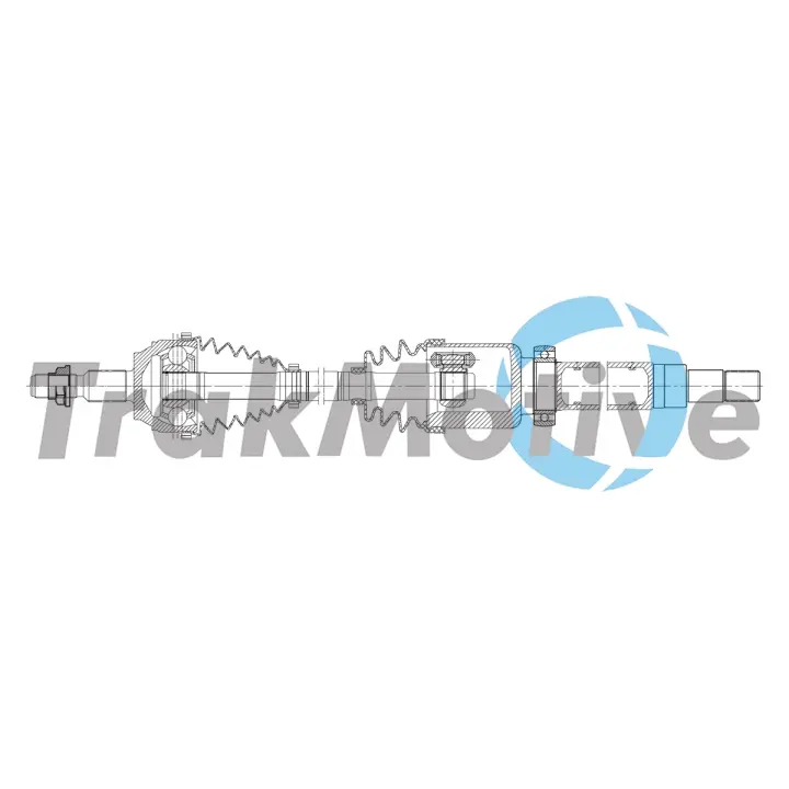 FORD Напіввісь передня права TRANSIT CONNECT 1.5 TDCi 15- TRAKMOTIVE 302381 (фото 1)